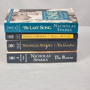 Nicholas Sparks Lot of 4 Paperback Books Romance Fiction